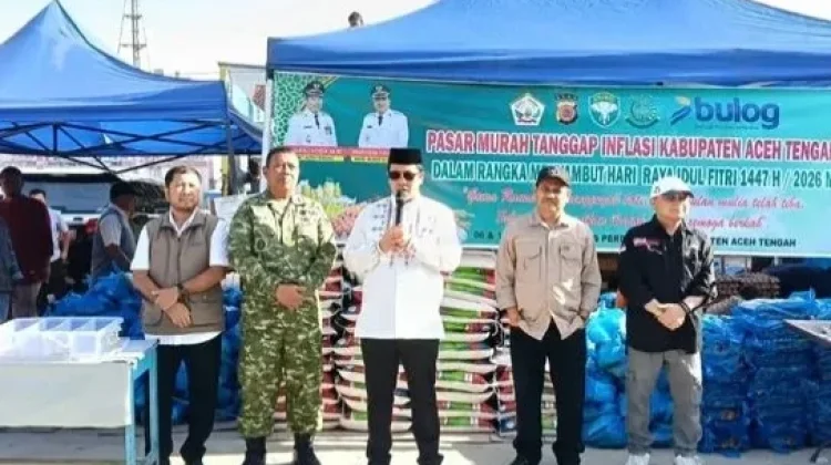 Kodim dan Pemkab Aceh Tengah Gelar Pasar Murah di Sanggamara
