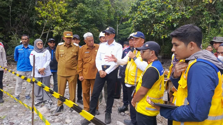 Menteri PU: Intake Lampahan Distribusikan Air hingga ke Huntara
