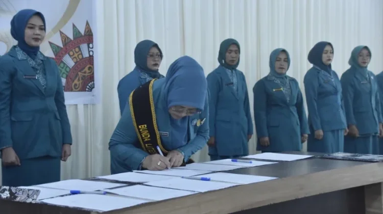 Ketua TP PKK Kecamatan di Bener Meriah Dilantik