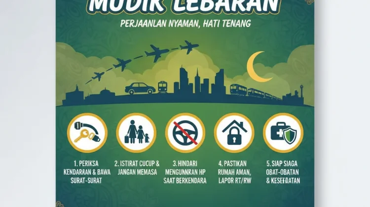 Tips Aman Mudik Idul Fitri