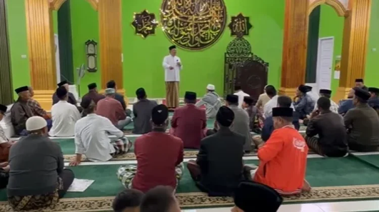 Wabup Muchsin Safari di Masjid Baitul Iman Kebet