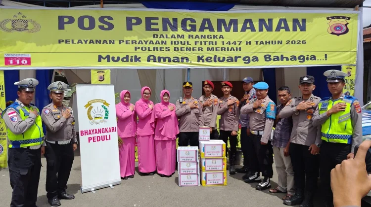 Wakapolres Bener Meriah Pastikan Kesiapan Pos PAM Operasi Ketupat
