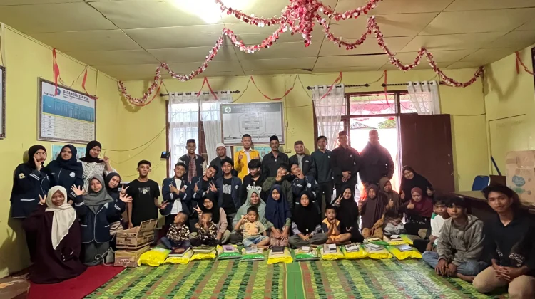 Peduli Bencana, LIPGA-PROSAT Berbagi Dengan Anak Yatim