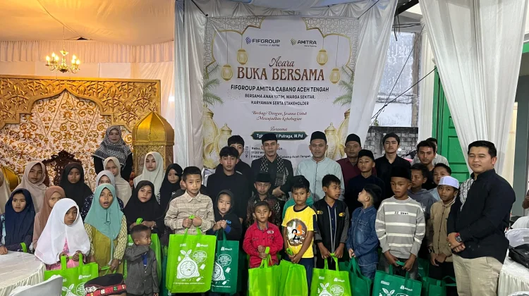 Ramadan Berbagi, AMITRA FIFGROUP Dukung Pemulihan Pasca Bencana di Aceh Tengah