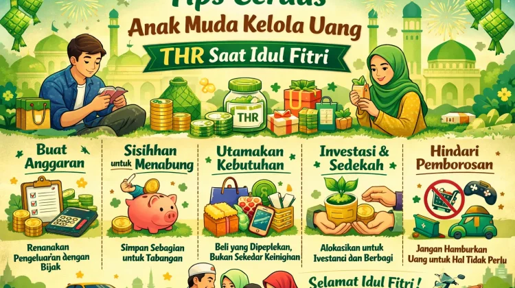 Tips Cerdas Anak Muda Kelola Uang THR saat Idul Fitri