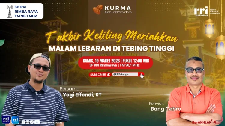 Takbir Keliling Meriah di  Kota Lemang: Hangatnya Malam Lebaran di Tebing Tinggi