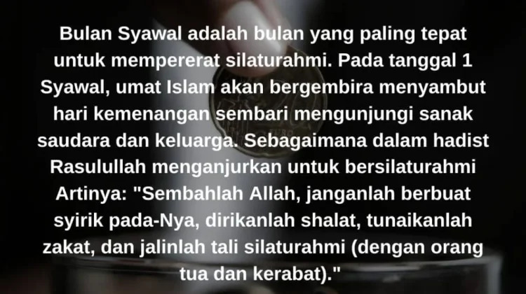 Merajut Silaturahmi, Menguatkan Persaudaraan di Hari yang Fitri