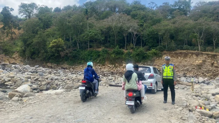 Personel Pospam Intensif Lakukan Monitoring di Pintu Rime Gayo