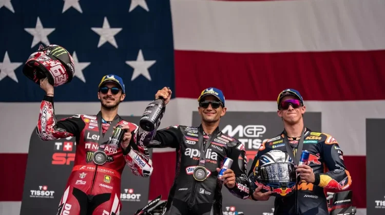 Martin Dipuji Rival usai Menang Sprint MotoGP AS