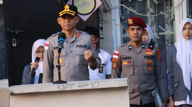 Kapolres Aceh Tengah Ajak Pelajar Tolak Bullying dan Judi Online