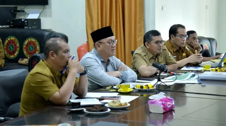 Bupati Bener Meriah Ikuti Monitoring dan Evaluasi TKD Penanggulangan Bencana