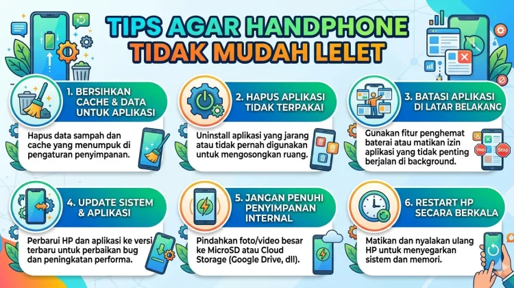Tips agar Handphone Tidak Mudah Lelet