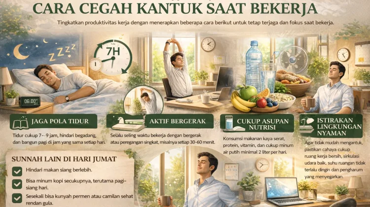 Dari Pola Tidur hingga Asupan Nutrisi, Cara Cegah Kantuk saat Bekerja