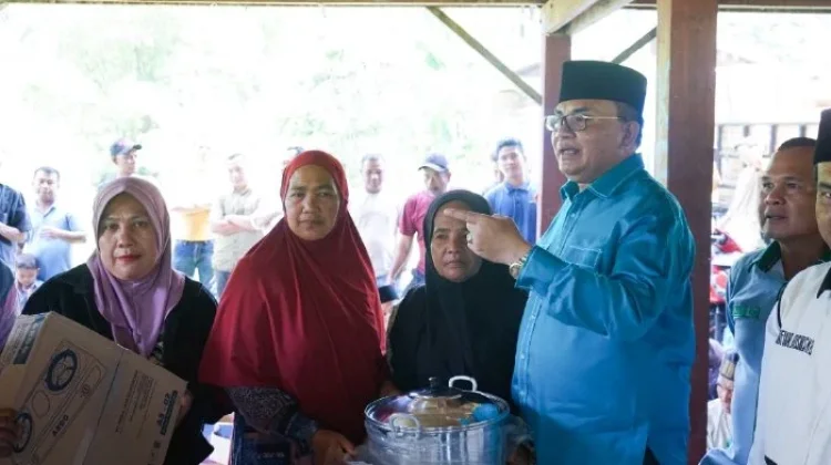 Ratusan Warga Terdampak Banjir di Agara Terima Peralatan Rumah Tangga