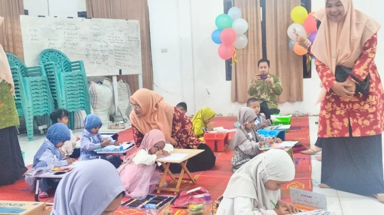 DWP Kemenag Gayo Lues Gelar Lomba Mewarnai
