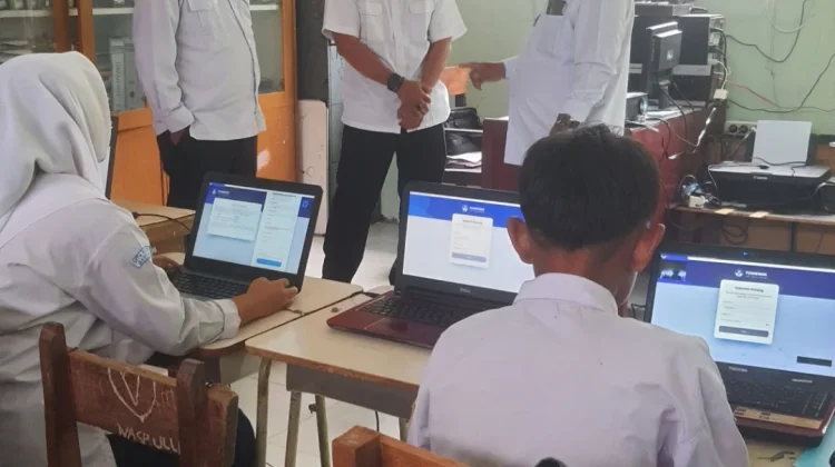 Kepala Kantor Kemenag Gayo Lues Pantau Kegiatan TKA di MTsN Gayo Lues