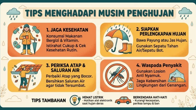 Tips Menghadapi Musim Penghujan