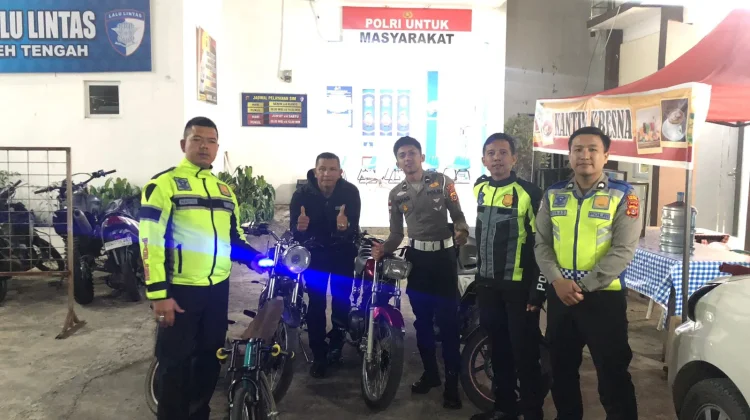 Patroli Antisipasi Balap Liar, Satlantas Polres Aceh Tengah Amankan Lima Sepeda Mo