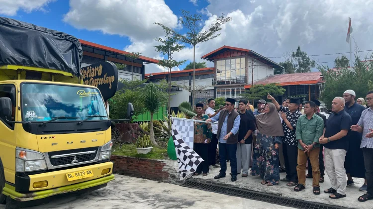 Bupati Haili Yoga Lepas 19,2 Ton Kopi Gayo Ekspor ke Inggris