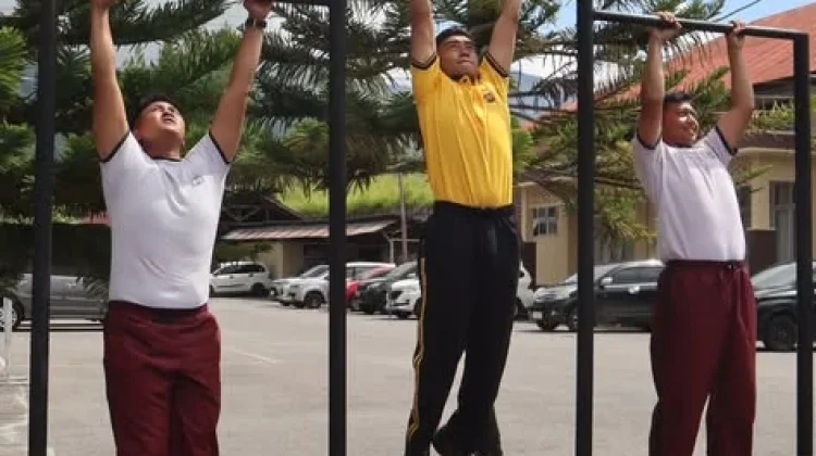 Polres Bener Meriah Gelar Tes Kesamaptaan Jasmani Berkala