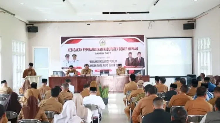 Susun RKPK,Bener Meriah Gelar Forum Konsultasi Publik