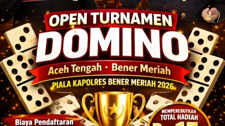 Turnamen Domino Piala Kapolres 2026, Dari Hobi Jadi Ajang Silaturahmi dan Sportivi
