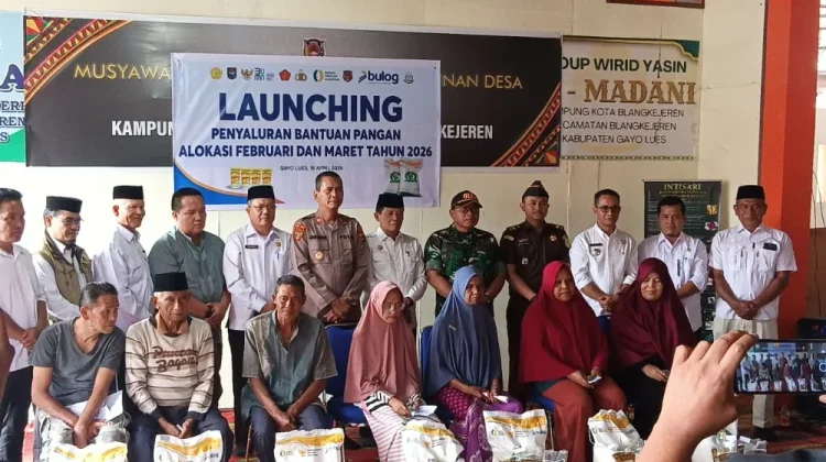 Bulog Salurkan Bantuan Pangan untuk 18.500 Warga Gayo Lues