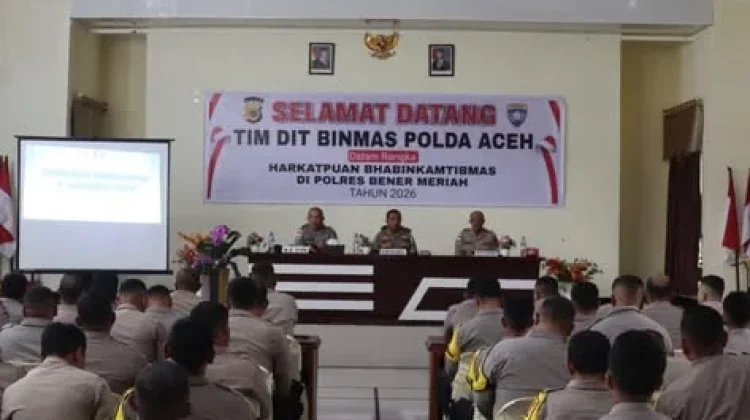 Polda Aceh Tingkatkan Kapasitas Bhabinkamtibmas di Bener Meriah