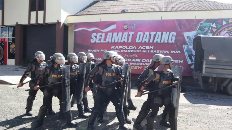Polres Aceh Tengah Intensifkan Latihan Pengendalian Massa