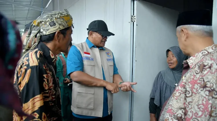 Dirjen Kemendagri Tinjau Huntara Wonosobo Bener Meriah