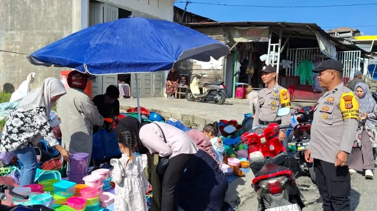 Patroli Rutin Polsek Bandar Sasar Titik Rawan