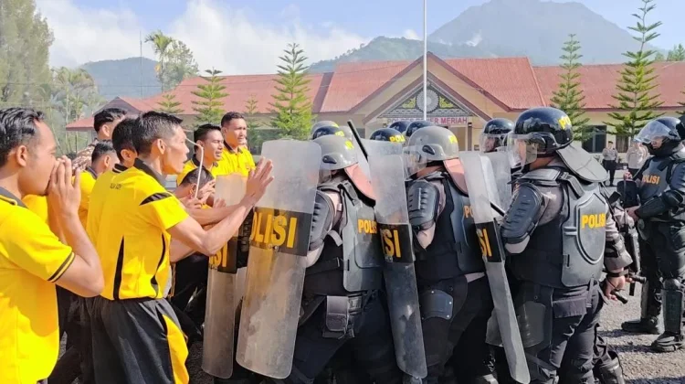 Polres Bener Meriah Gelar Simulasi Sispamkota