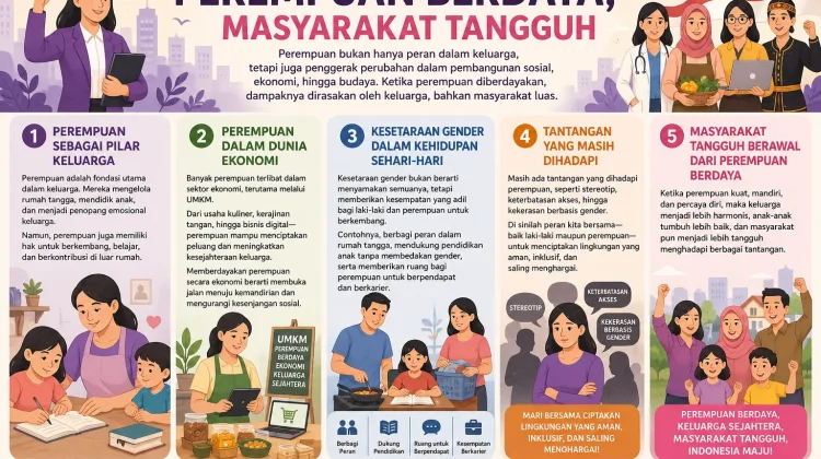 Perempuan Berdaya Jadi Kunci Masyarakat Tangguh