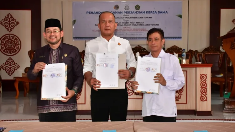 Kemenag, BPN dan Kejari Teken MoU Sertifikasi Wakaf