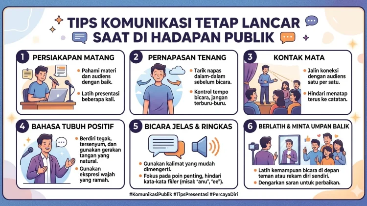 Tips Komunikasi Tetap Lancar saat di Hadapan Publik