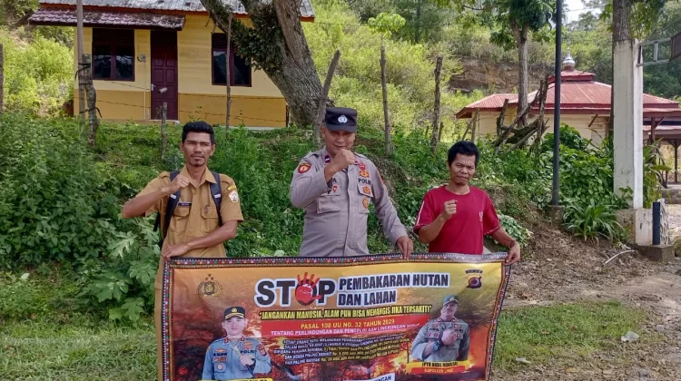 Polres Aceh Tengah Edukasi Warga Cegah Karhutlah
