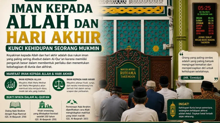Iman kepada Allah dan Hari Akhir Jadi Kunci Kehidupan
