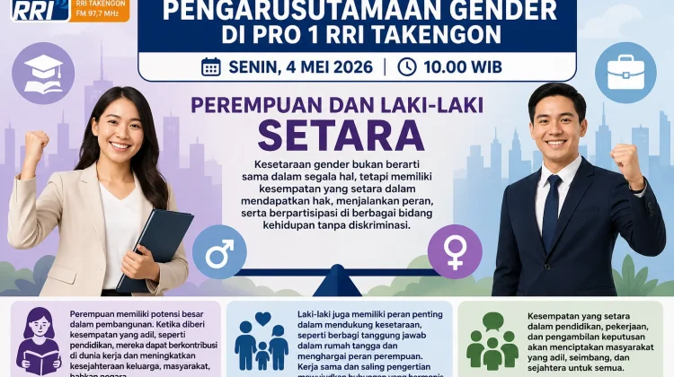 Kesetaraan Gender Jadi Sorotan Program di Pro 1 RRI Takengon