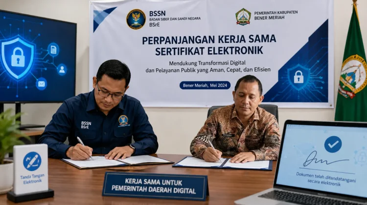 Bener Meriah Perluas Penggunaan Tanda Tangan Elektronik