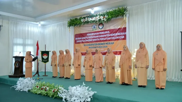 Pengurus DWP Kabupaten Bener Meriah Dikukuhkan