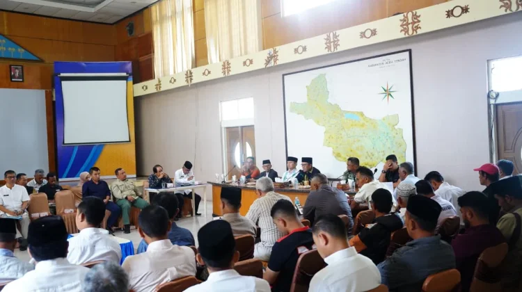 Bupati Aceh Tengah Rapat Bersama Calon Investor Tambang