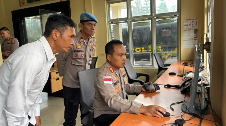 Kapolres Bener Meriah Cek Kesiapan Call Center 110