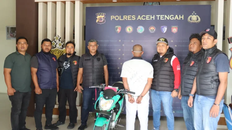 Satreskrim Polres Aceh Tengah Ringkus Pelaku Curanmor
