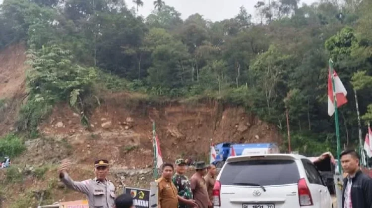 Jembatan Bailey Umah Besi Kembali Dapat Dilintasi Kendaraan