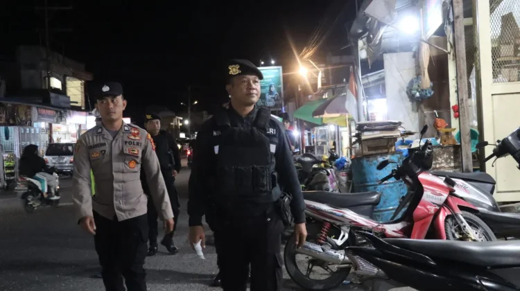 Patroli Malam Polres Bener Meriah Sisir Titik Rawan, Antisipasi Kriminalitas