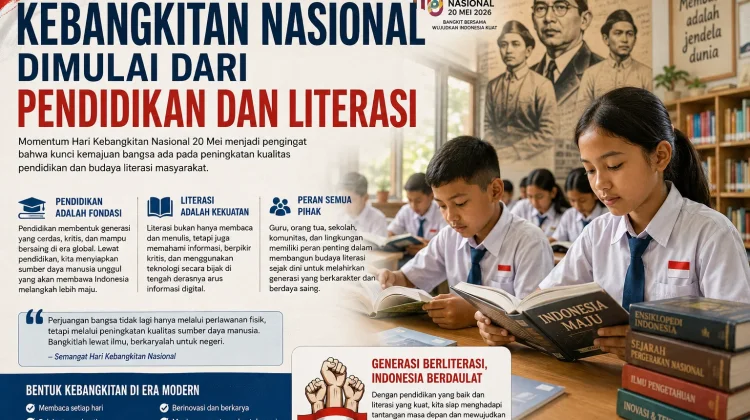 Kebangkitan Nasional Dimulai dari Pendidikan dan Literasi