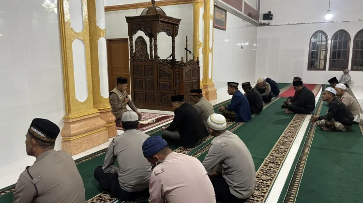 Subuh Keliling di Wih Pesam, Polres Bener Meriah Ajak Masyarakat Perangi Narkoba