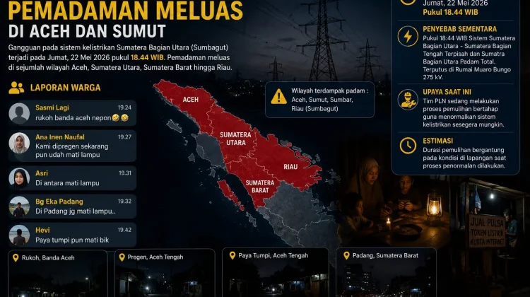 Warga Aceh hingga Padang Ramai Saling Berbagi Informasi Pemadaman Listrik