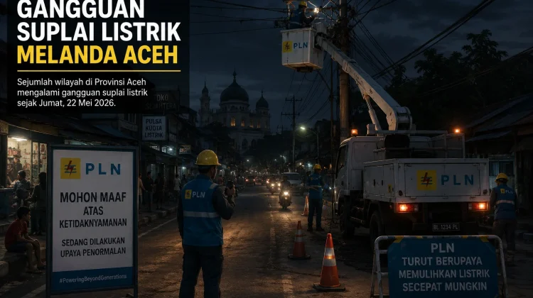 Gangguan Suplai Listrik Melanda Wilayah Aceh, Ratusan Personel PLN Dikerahkan