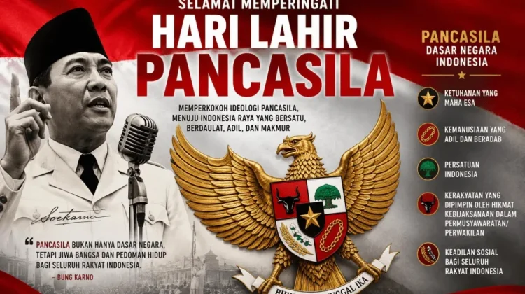Hari Lahir Pancasila Jadi Momentum Meneguhkan Nilai Kebangsaan di Era Modern
